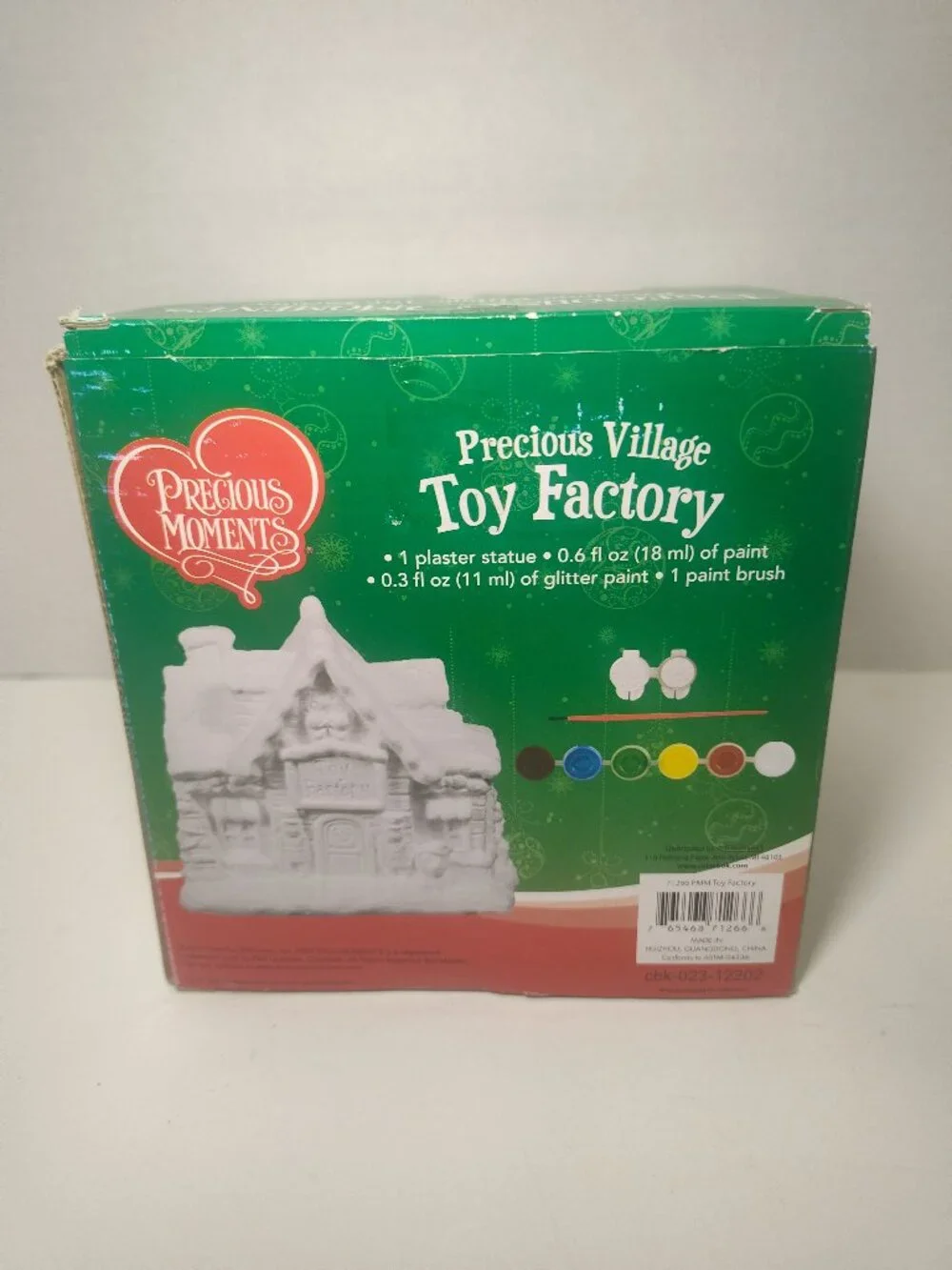 Precious Moments Precious Village Toy Factory Paint Craft Kit New Unused